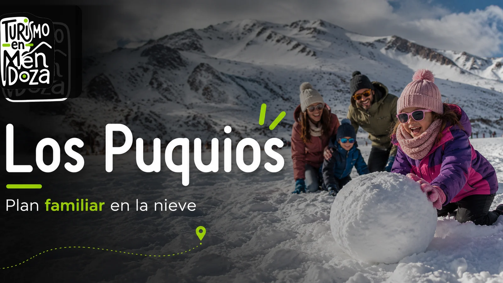 Los Puquios: plan familiar en la nieve