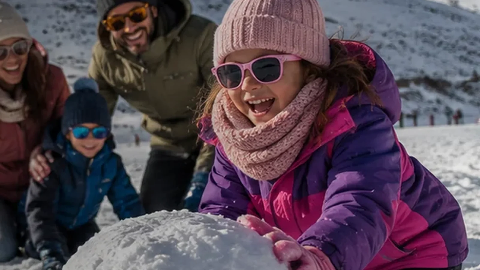 Los Puquios: plan familiar en la nieve